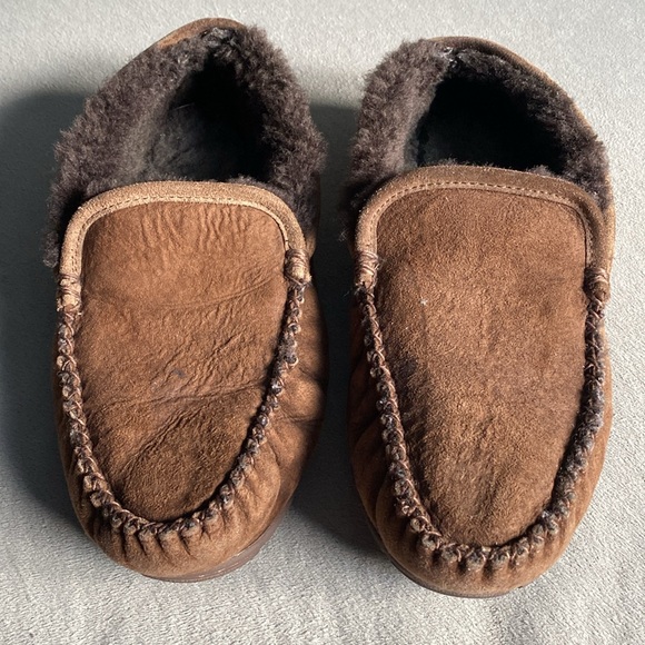 L.L. Bean Mens Wicked Good Venetian Slippers Chocolate Brown Cozy Suede Sz 13M ! - Picture 8 of 12